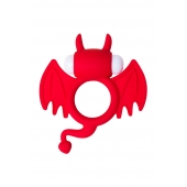 Красное эрекционное кольцо на пенис JOS COCKY DEVIL - JOS - в Сургуте купить с доставкой