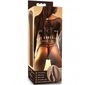 Коричневый мастубратор-вагина Nicole s Kitty - Blush Novelties - в Сургуте купить с доставкой