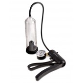 Вакуумная мужская помпа с датчиком давления Pro-Gauge Power Pump - Pipedream - в Сургуте купить с доставкой