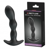 Черный анальный стимулятор простаты с вибрацией Special Anal Massager - 14,5 см. - Baile - в Сургуте купить с доставкой