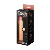 Телесная насадка-удлинитель из неоскин - 19,5 см. - LOVETOY (А-Полимер) - в Сургуте купить с доставкой