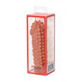 Телесная насадка на фаллос с бугорками KOKOS Extreme Sleeve 10 - 15,8 см. - KOKOS - в Сургуте купить с доставкой