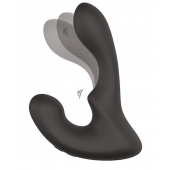 Чёрный массажер простаты с 2 моторами BOOTY ROCKER - Dream Toys - в Сургуте купить с доставкой