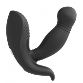 Черный вибромассажер простаты PROSTATE HERO - Dream Toys - в Сургуте купить с доставкой