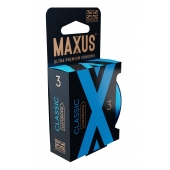 Классические презервативы в железном кейсе MAXUS Classic - 3 шт. - Maxus - купить с доставкой в Сургуте