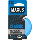 Классические презервативы в железном кейсе MAXUS Classic - 3 шт. - Maxus - купить с доставкой в Сургуте