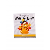 Стимулирующий презерватив-насадка Roll   Ball Banana - Sitabella - купить с доставкой в Сургуте