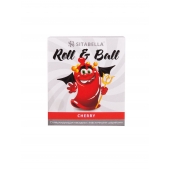 Стимулирующий презерватив-насадка Roll   Ball Cherry - Sitabella - купить с доставкой в Сургуте