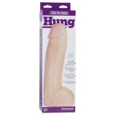 Огромная насадка-реалистик Vac-U-Lock Realistic Hung - 31,7 см. - Doc Johnson - купить с доставкой в Сургуте