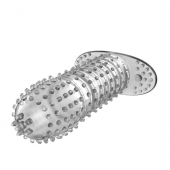 Закрытая прозрачная насадка Crystal sleeve - 12 см. - Erowoman-Eroman - в Сургуте купить с доставкой
