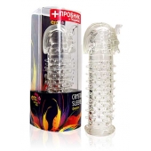 Закрытая прозрачная насадка на пенис Crystal Sleeve Faraon - 13,5 см. - Erowoman-Eroman - в Сургуте купить с доставкой