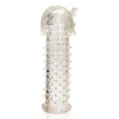 Закрытая прозрачная насадка на пенис Crystal Sleeve Faraon - 13,5 см. - Erowoman-Eroman - в Сургуте купить с доставкой