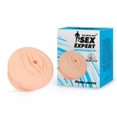 Телесная насадка-вагина на помпу - Sex Expert - в Сургуте купить с доставкой
