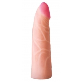 Фаллическая насадка на трусики харнесс - 17,5 см. - LOVETOY (А-Полимер) - купить с доставкой в Сургуте