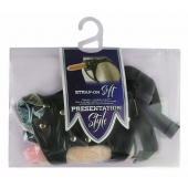 Черный пояс-трусики с двумя насадками Soft-Dolli - 16,5 и 10,5 см. - LOVETOY (А-Полимер) - купить с доставкой в Сургуте