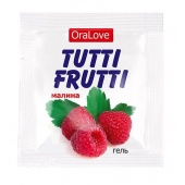 Пробник гель-смазки Tutti-frutti с малиновым вкусом - 4 гр. - Биоритм - купить с доставкой в Сургуте