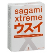 Ультратонкие презервативы Sagami Xtreme SUPERTHIN - 3 шт. - Sagami - купить с доставкой в Сургуте