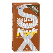 Презервативы Sagami Xtreme FEEL UP с точечной текстурой и линиями прилегания - 10 шт. - Sagami - купить с доставкой в Сургуте