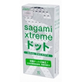 Презервативы Sagami Xtreme Type-E с точками - 10 шт. - Sagami - купить с доставкой в Сургуте