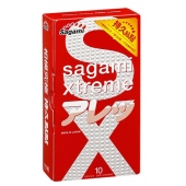 Утолщенные презервативы Sagami Xtreme Feel Long с точками - 10 шт. - Sagami - купить с доставкой в Сургуте