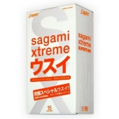 Ультратонкие презервативы Sagami Xtreme SUPERTHIN - 15 шт. - Sagami - купить с доставкой в Сургуте