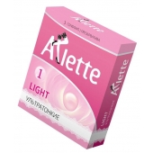 Ультратонкие презервативы Arlette Light - 3 шт. - Arlette - купить с доставкой в Сургуте