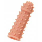 Телесная реалистичная насадка KOKOS Extreme Sleeve 03 с дополнительной стимуляцией - 12,7 см. - KOKOS - в Сургуте купить с доставкой