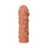 Телесная реалистичная насадка KOKOS Extreme Sleeve 11 с дополнительной стимуляцией - 12,7 см. - KOKOS - в Сургуте купить с доставкой