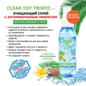 Очищающий спрей для игрушек CLEAR TOY Tropic - 100 мл. - Биоритм - купить с доставкой в Сургуте
