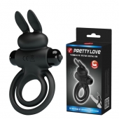 Черное эрекционное кольцо с вибростимуляцией клитора Vibrant Penis Ring III - Baile - в Сургуте купить с доставкой
