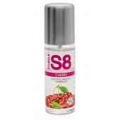 Смазка на водной основе S8 Flavored Lube со вкусом вишни - 125 мл. - Stimul8 - купить с доставкой в Сургуте