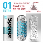 Мастурбатор SPINNER Tetra - Tenga - в Сургуте купить с доставкой
