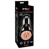 Телесный вибромастурбатор-вагина Cock Compressor Vibrating Stroker - Pipedream - в Сургуте купить с доставкой