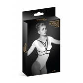 Черная упряжь на грудь Laura - Bijoux Pour Toi - купить с доставкой в Сургуте