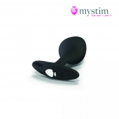 Черная пробка Mystim Rocking Vibe S с возможностью подключения к электростимулятору - 9,7 см. - MyStim - купить с доставкой в Сургуте