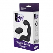 Черный вибромассажер простаты REMOTE BOOTY PLEASER - Dream Toys - в Сургуте купить с доставкой