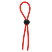 Красное эрекционное лассо с одной бусиной-утяжкой STRETCHY THIN LASSO - Dream Toys - в Сургуте купить с доставкой