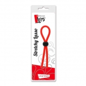 Красное эрекционное лассо с одной бусинкой-утяжкой STRETCHY THICK LASSO - Dream Toys - в Сургуте купить с доставкой