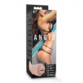 Телесный мастурбатор-ротик Angie - Blush Novelties - в Сургуте купить с доставкой