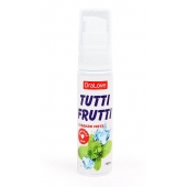 Гель-смазка Tutti-frutti со вкусом сладкой мяты - 30 гр. - Биоритм - купить с доставкой в Сургуте