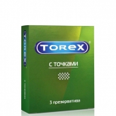 Текстурированные презервативы Torex  С точками  - 3 шт. - Torex - купить с доставкой в Сургуте