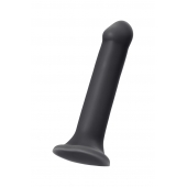 Черный фаллос на присоске Silicone Bendable Dildo XL - 20 см. - Strap-on-me - купить с доставкой в Сургуте