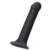 Черный фаллос на присоске Silicone Bendable Dildo XL - 20 см. - Strap-on-me - купить с доставкой в Сургуте