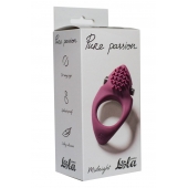 Бордовое эрекционное виброкольцо Pure Passion Midnight - Lola Games - в Сургуте купить с доставкой