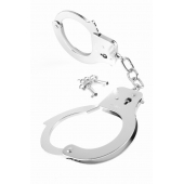 Металлические серебристые наручники Designer Metal Handcuffs - Pipedream - купить с доставкой в Сургуте