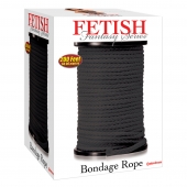 Черная веревка для связывания Bondage Rope - 60,9 м. - Pipedream - купить с доставкой в Сургуте