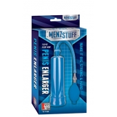 Синяя вакуумная помпа MENZSTUFF PENIS ENLARGER - Dream Toys - в Сургуте купить с доставкой
