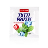 Пробник гель-смазки Tutti-frutti со вкусом мяты - 4 гр. - Биоритм - купить с доставкой в Сургуте