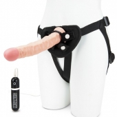 Регулируемые трусики с вибрирующей насадкой - 21 см. - Lux Fetish - купить с доставкой в Сургуте