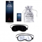 Набор из двух масок на глаза Soft Blindfold Twin Pack - Fifty Shades of Grey - купить с доставкой в Сургуте